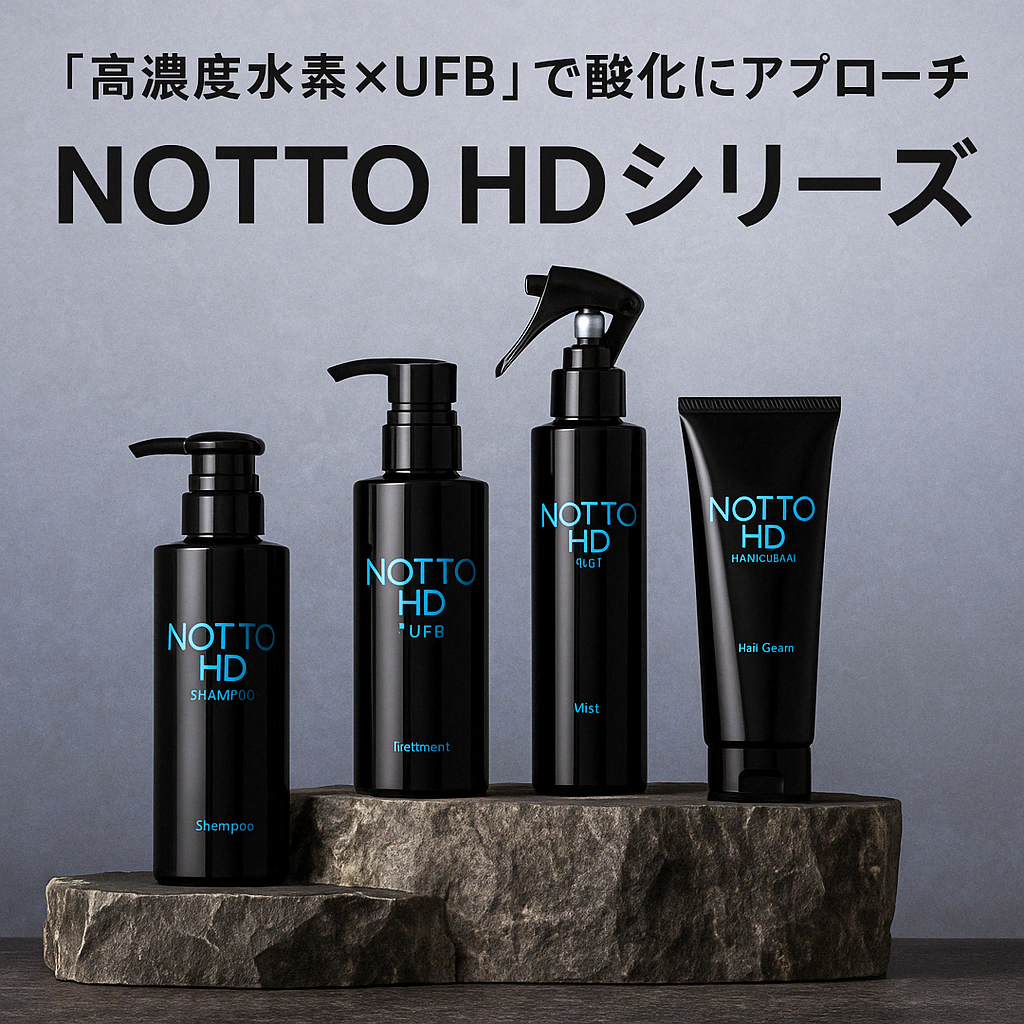 NOTTO HDシリーズとは？】 髪と頭皮を“老けさせない”ための最先端ケア。