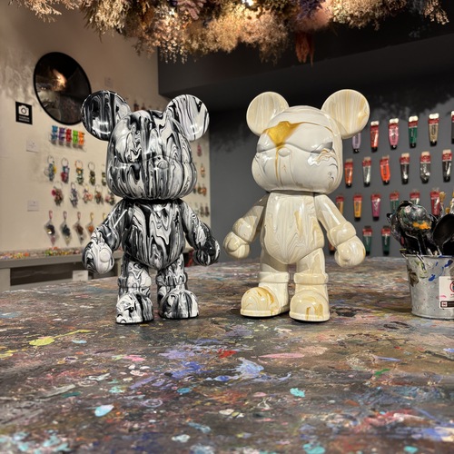 diana　Fuka　ブラインド直筆アクリル色紙 diana Fuka ブラインド直筆アクリル色紙 2024.09.04 ベアアート 体験