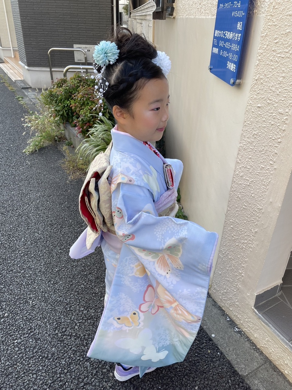 七五三 7歳の客様です