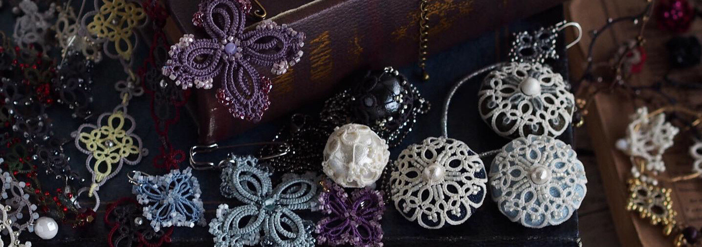 kamacosan.糸とビーズのアクセサリー ＊ おけいこ展 ＊