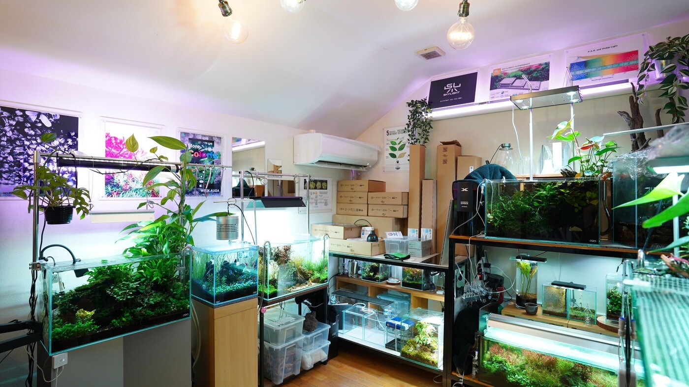 アクアリウムLEDライト照明専門店 適正光量設計 PPFD測量可能