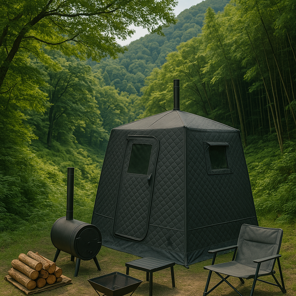 直接引き渡しor着払い MORZH モルジュ テントサウナ 椅子2脚セット 平日モルジュ基本プラン