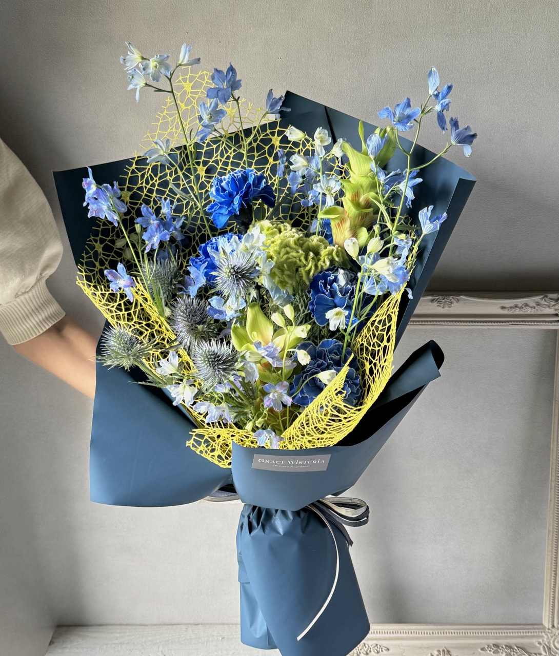 お花の受け取り予約 奈良 生駒 菜畑のフラワーショップ GRACE WISTERIA