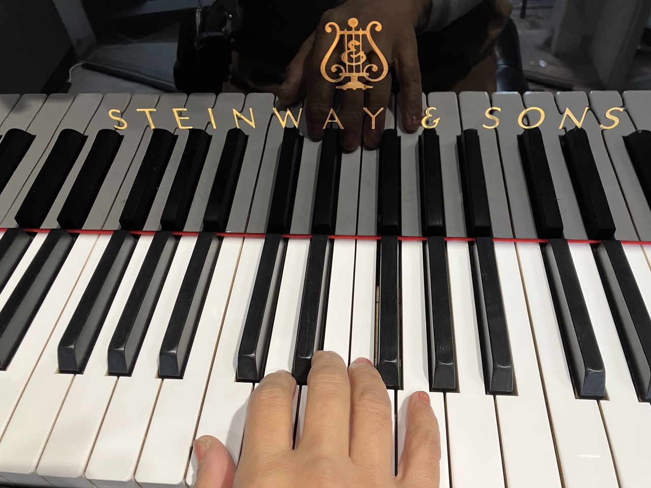 スタインウェイ 音楽教室　レッスン　3点セット　黒1 Amazon.co.jp: 両面印刷！スタインウェイ トートバッグ レッスン