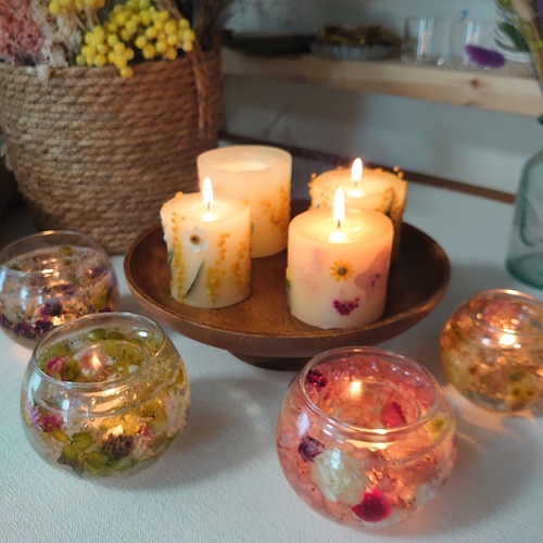 福岡，太宰府天満宮の参道でキャンドル作り体験