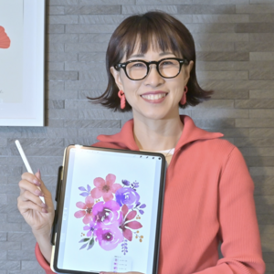 50歳からのiPadデジタル絵画教室/デジ花アーティスト養成講座
