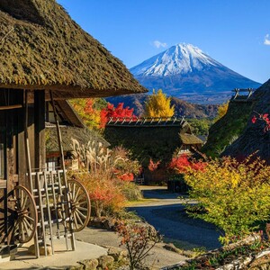 西湖いやしの里根場　火の見屋