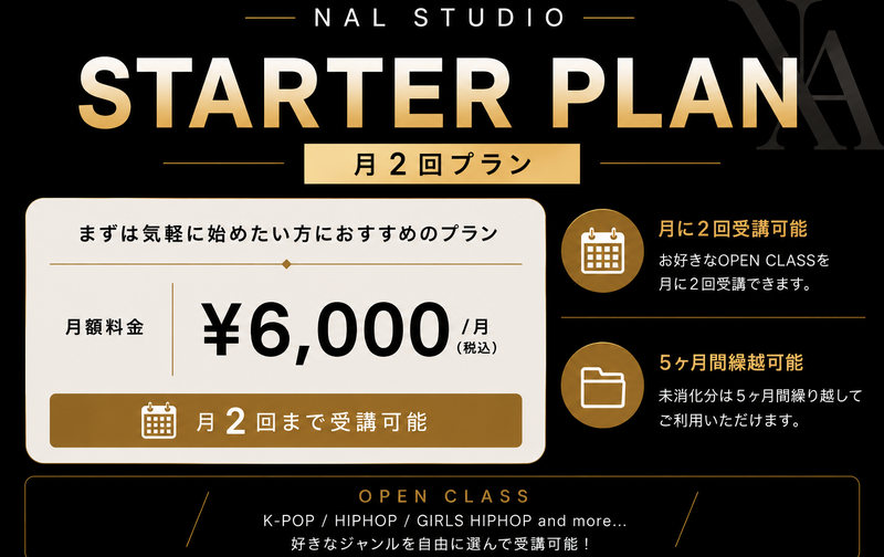 STARTER PLAN(月2回)