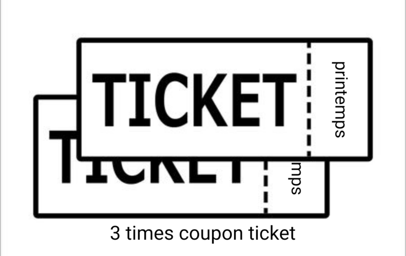 3回チケット（有効期間：無期限）