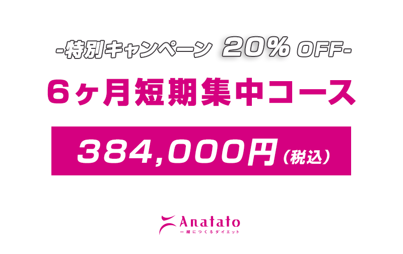 50%OFF【6ヶ月短期集中コース】パーソナルトレーニング60分