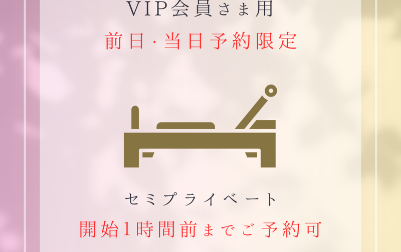 【前日・当日予約限定★VIP会員さま用】リフォーマー/セミ★ 開始1時間前までOK
