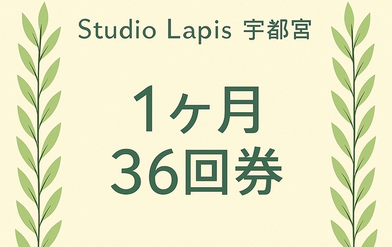 36回券（１ヶ月期限）