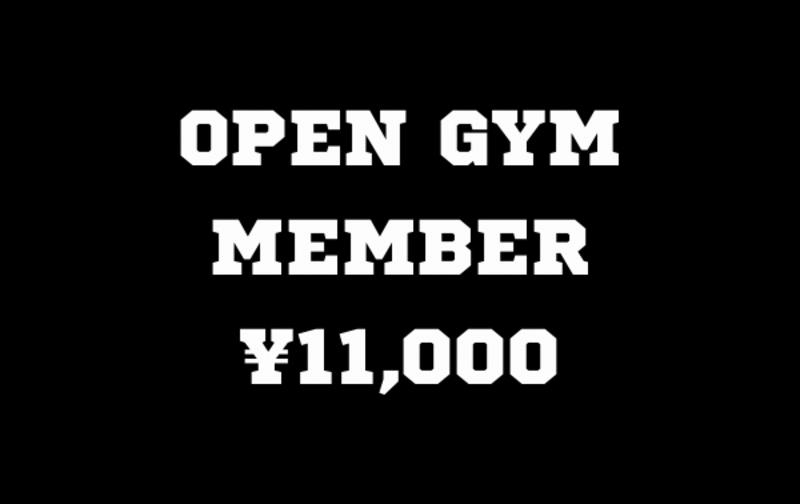 OPEN GYM MEMBER 