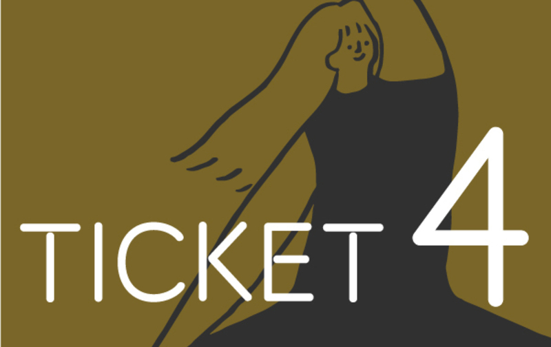 【継続課金なし】スタジオ 4回券（有効期限 2カ月）