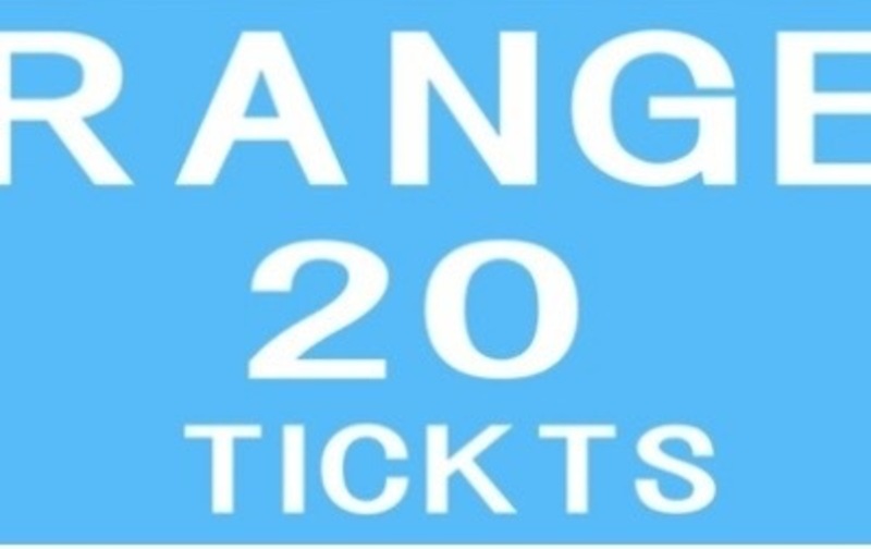 【先着10名】回数券　回数券お試しキャンペーン　20回券　【ｺｰﾄﾞ11】