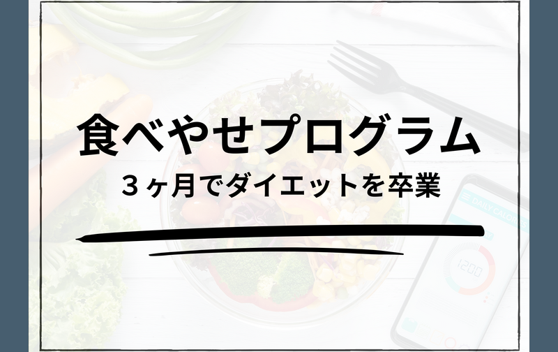 食べ痩せプログラム（3ヶ月）