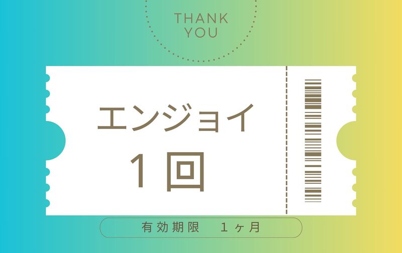 エンジョイ　１回チケット