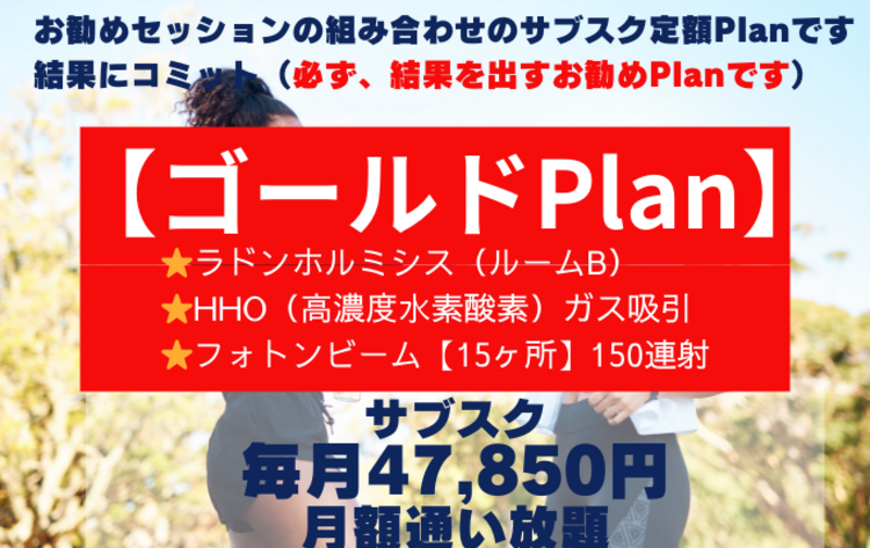 おすすめ定額プラン【ゴールドPlan】