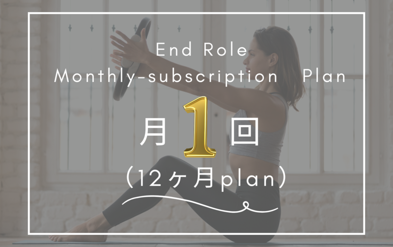 月1回（12ヶ月プラン）
