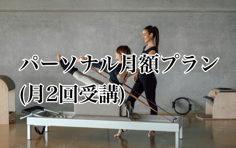 パーソナルlesson月額ショートプラン(月2回)