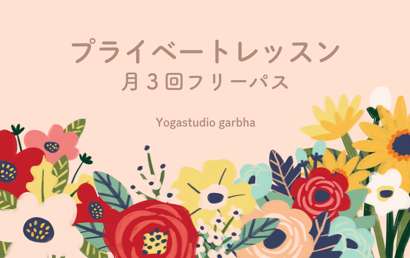 プライベートレッスン月3回フリーパス