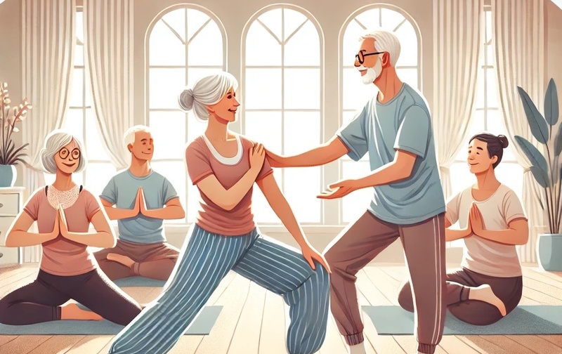 【グループレッスン】シニアヨガ　10回券