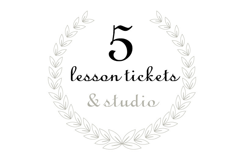 5 lesson tickets