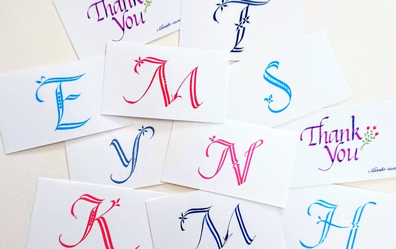 カリグラフィー体験基本のき