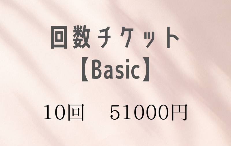 回数チケット【Basic】10回