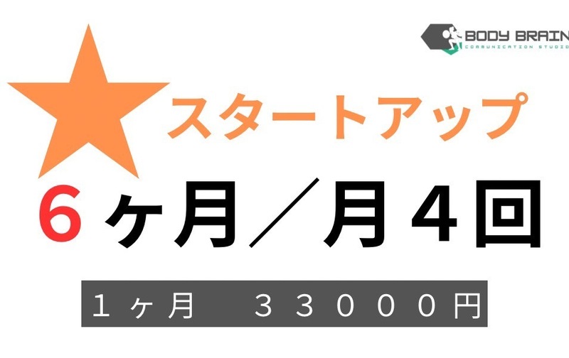 ★スタートアップ／６ヵ月／月４回習慣化プラン