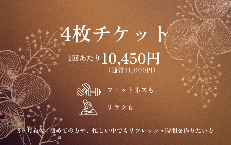 BORECAチケット（4枚）