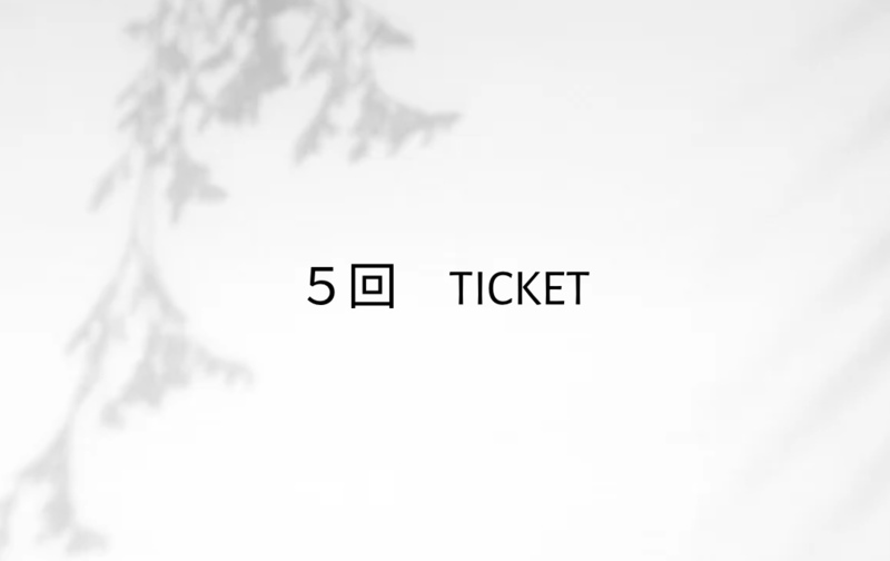 5回チケット 変化を感じたい方向け