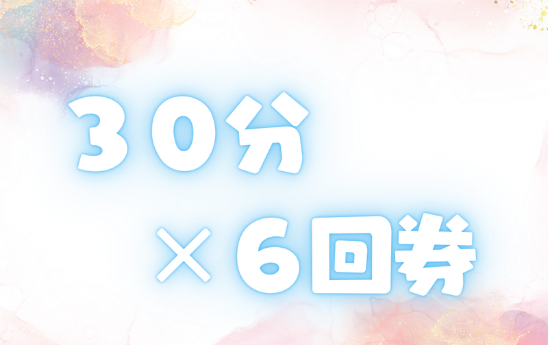 さっくり３０分６回券