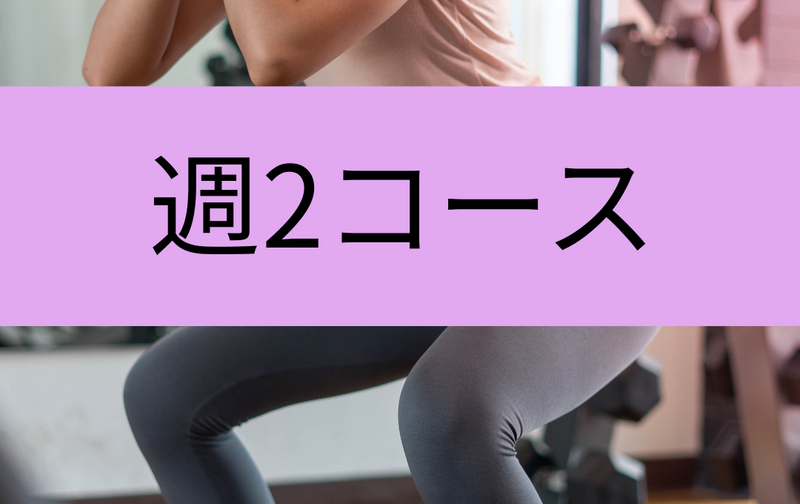先着100名限定グループトレーニング週2コース