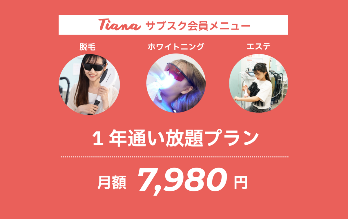 1年契約】通い放題プラン 月額7980円