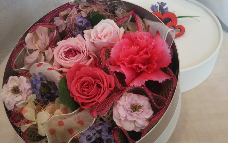 プリザーブドフラワー定期クラス