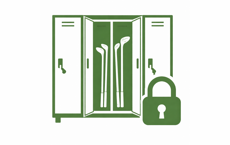 ゴルフクラブロッカー利用