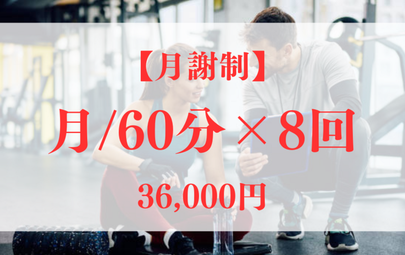 特別月謝制プラン(月/60分×8回)