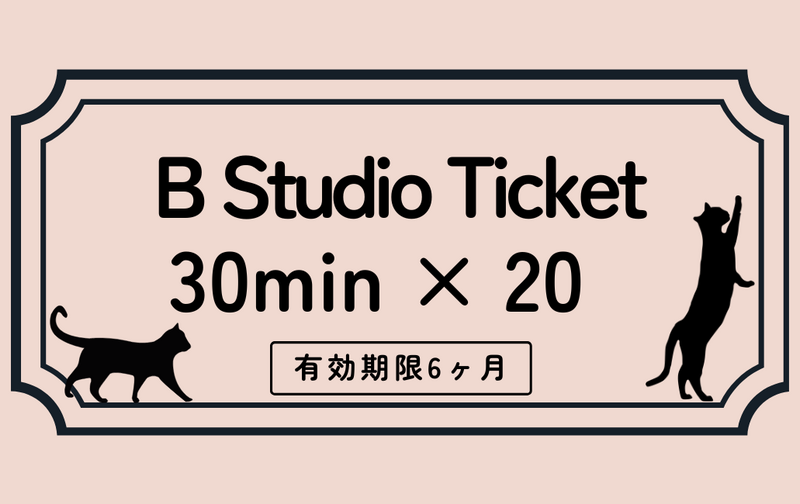 Bスタジオ回数券