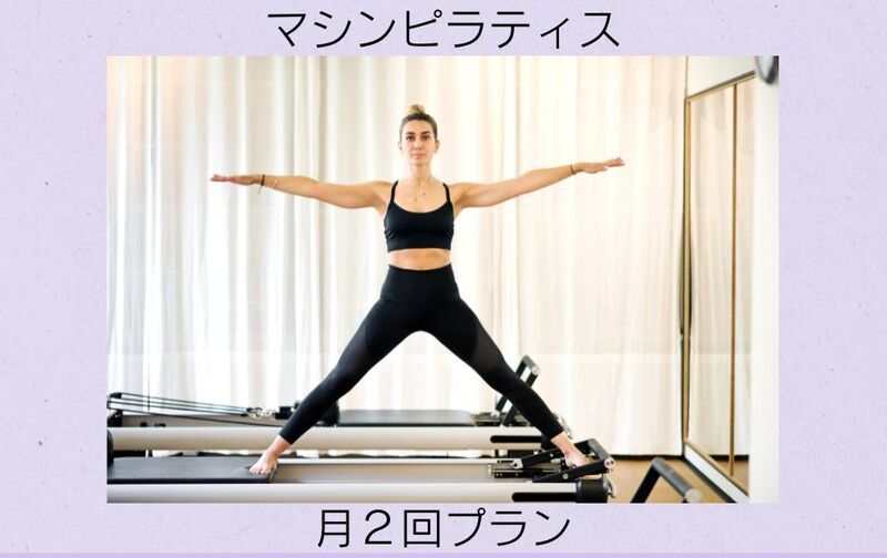 マシンピラティス月２回プラン