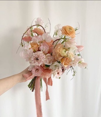 SPECIAL【１月限定　現役ウェディングフローリストから学ぶトレンドクラッチブーケCLASS】テーマ：ＰＡＳＴＥＬ