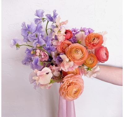 SPECIAL【１月限定　現役ウェディングフローリストから学ぶトレンドクラッチブーケCLASS】テーマ：ＰＡＳＴＥＬ