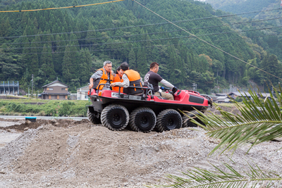 水陸両用車ＡＲＧＯ体験