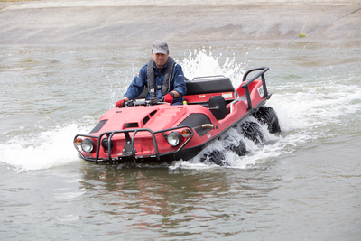 水陸両用車ＡＲＧＯ体験