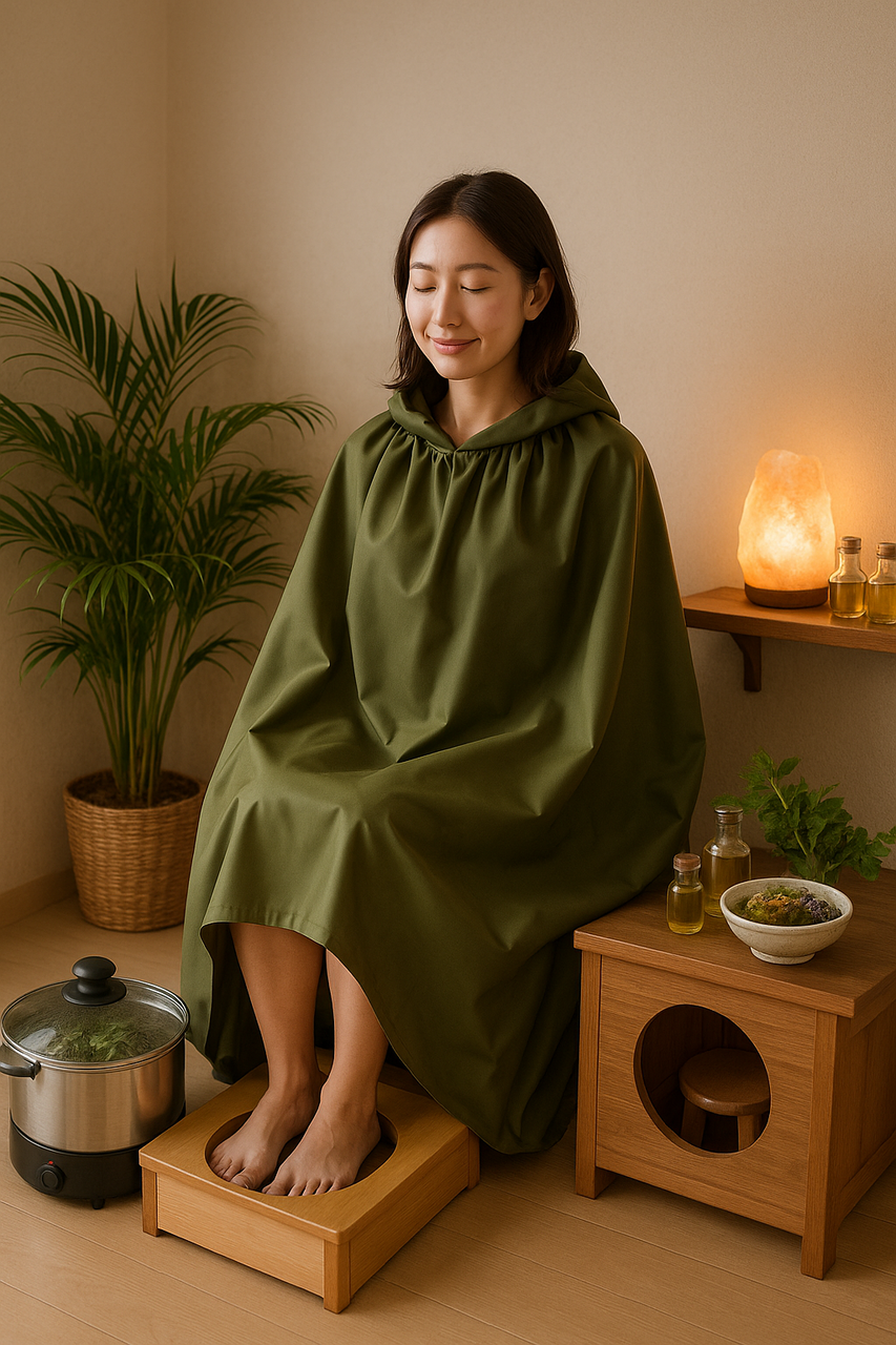 よもぎ蒸し・ハーブ蒸し- Japanese Herb Steam Experience 