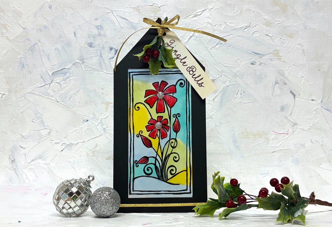 【デコスタ世界☆】スタンプテクニック~Floral Stained Glass~ 11月19日(水)*中学生以上