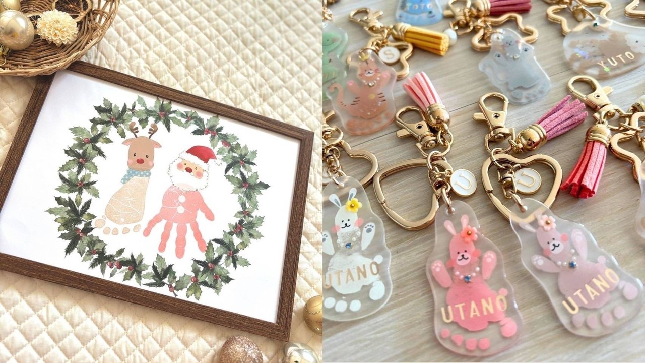 【11/22 みのマママルシェ】手形足形アート　mugyu  我が子の成長を可愛くカタチにしましょう