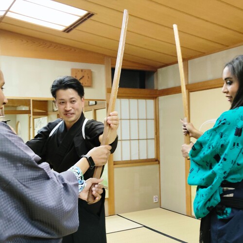 Learning authentic Samurai Tate