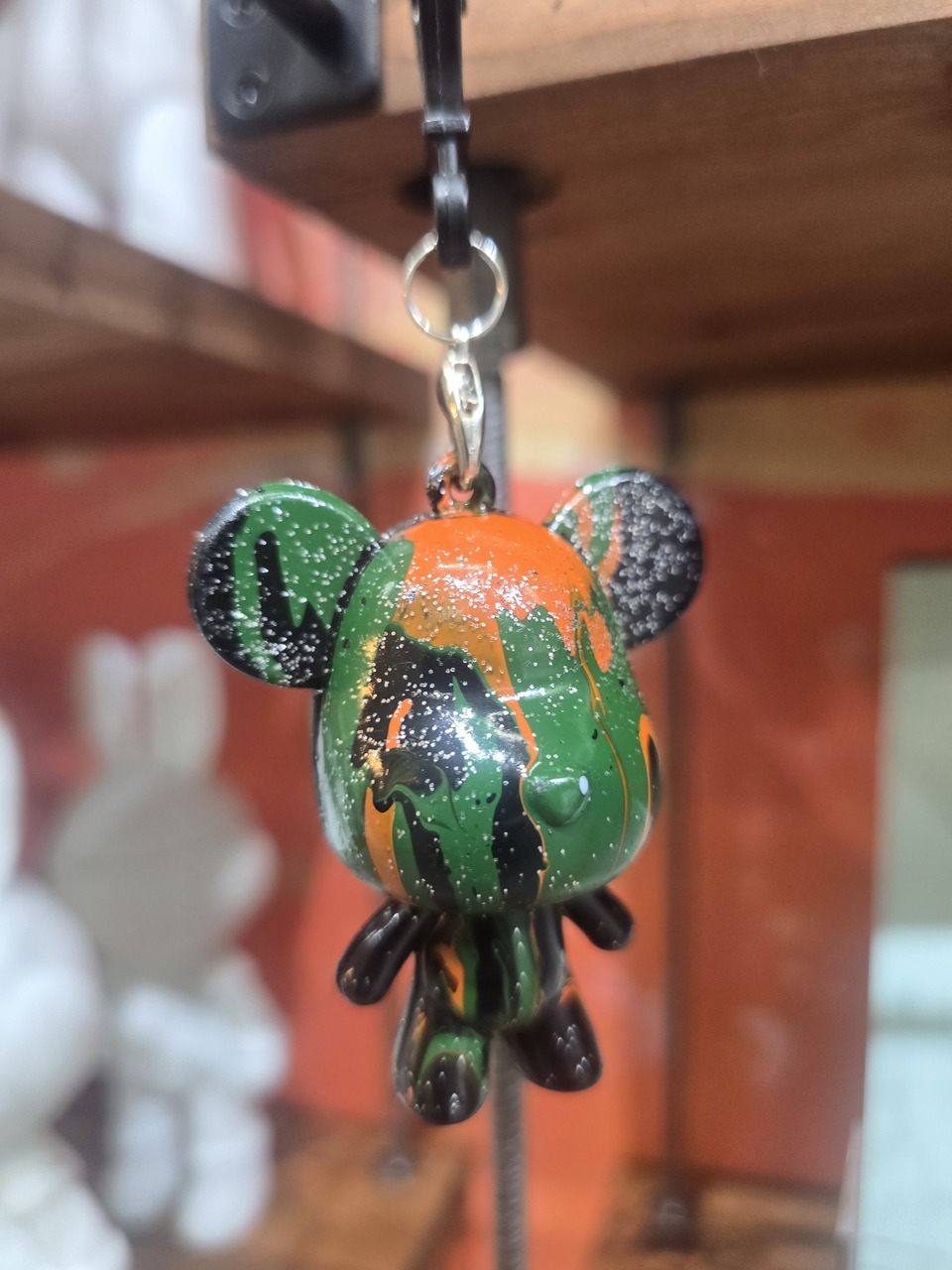 【学生限定】フィギュアアートミニキーホルダー6～8センチ【ワーク1体、障害者アーティスト作品1体】