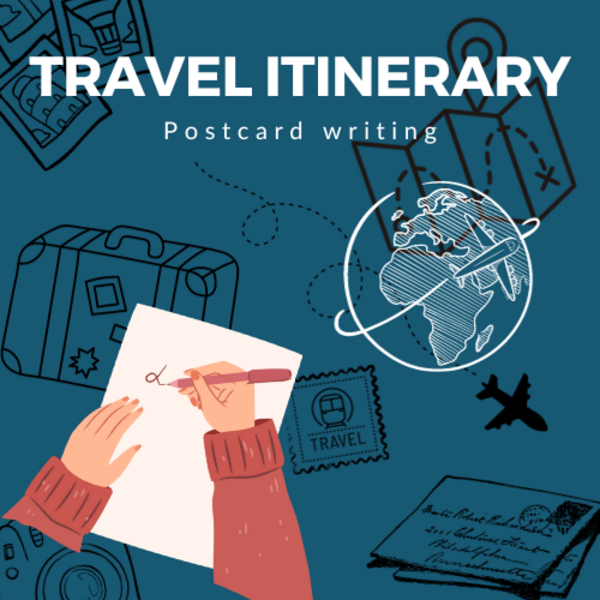 旅のプランとポストカード【中学生～大人】